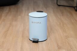 simpa 3L Slim Soft-Closing Pedal Dustbin in Light Blue - thumbnail 3