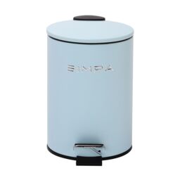 simpa 3L Slim Soft-Closing Pedal Dustbin in Light Blue - thumbnail 1