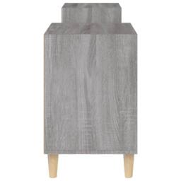 Berkfield Home TV Cabinet Grey Sonoma 160x35x55 cm Engineered Wood - Size: 160 x 35 x 55 cm - thumbnail 8