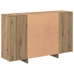 Berkfield Home Sideboard Artisan oak 120 x 30 x 75 cm Engineered wood in Brown - thumbnail 7
