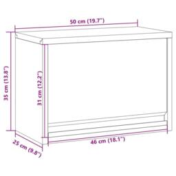 Berkfield Home Wall-Mounted Tool Cabinet with Gas-Lift Door - Black - 50 x 25 x 35 cm in Grey - thumbnail 9