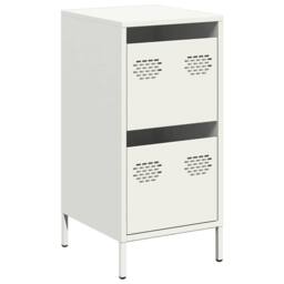 Berkfield Home Sideboard White 35x39x73.5 cm Cold-rolled Steel