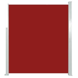 Berkfield Home Retractable Side Awning 160 x 500 cm Red - thumbnail 2