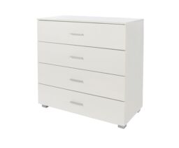 Core Products Lido 4 Drawer Chest Of Drawers in White - thumbnail 2