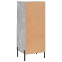 Berkfield Home Sideboard Concrete Grey 34.5x34x90 cm Engineered Wood - thumbnail 8