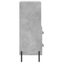 Berkfield Home Sideboard Concrete Grey 34.5x34x90 cm Engineered Wood - thumbnail 7
