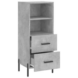 Berkfield Home Sideboard Concrete Grey 34.5x34x90 cm Engineered Wood - thumbnail 5