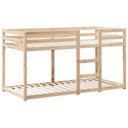 Berkfield Home Bunk Bed without Mattress 80x200 cm Solid Wood Pine in Light Brown - thumbnail 7