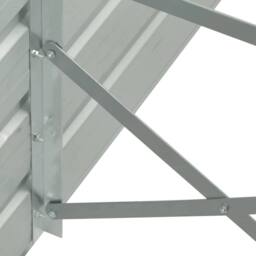 Berkfield Home Garden Raised Bed Galvanised Steel 480x80x77 cm Grey - Size: 480 x 80 x 77 cm - thumbnail 5