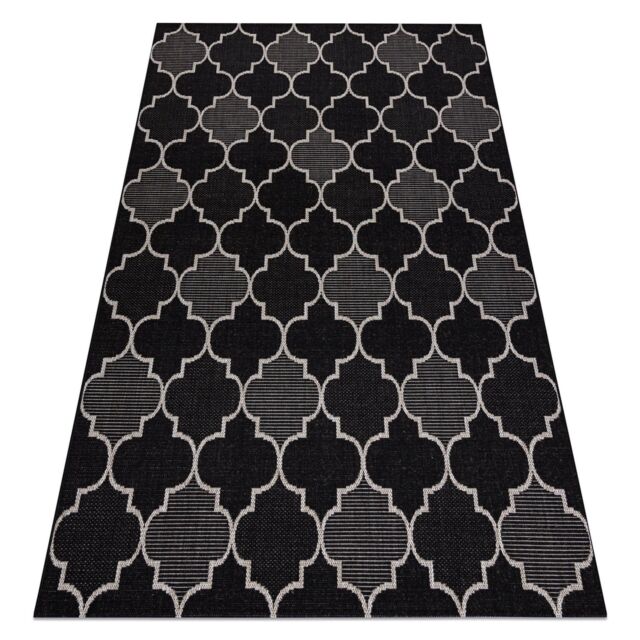 RugsX Floorlux Rug in Black - Size: 60 cm x 110 cm - image 1