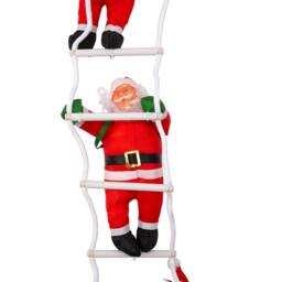 Globrite 4 Santa Claus Climbing Rope - Christmas Tree Decorations in Red - thumbnail 6