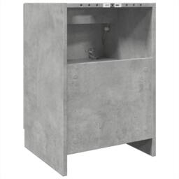 Berkfield Home Sink Cabinet Concrete Grey 40x37x59 cm Engineered Wood - Size: 40 x 37 x 59 cm - thumbnail 7