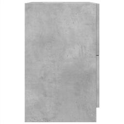 Berkfield Home Sink Cabinet Concrete Grey 40x37x59 cm Engineered Wood - Size: 40 x 37 x 59 cm - thumbnail 6