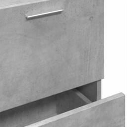 Berkfield Home Sink Cabinet Concrete Grey 40x37x59 cm Engineered Wood - Size: 40 x 37 x 59 cm - thumbnail 9