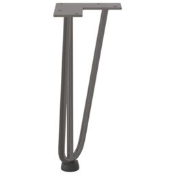 Berkfield Home Hairpin Table Legs 4 pcs Natural Steel 30 cm Solid Steel in Brown - thumbnail 6