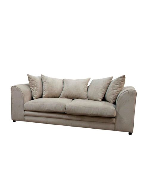 Furniture 786 Casper Fabric 3 Seater Sofa in Beige - image 1