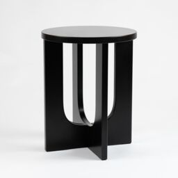 Scottish Everlastings Ltd Black Round Side Table - thumbnail 2
