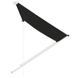Berkfield Home Retractable Awning 200x150 cm Anthracite in Black - thumbnail 3