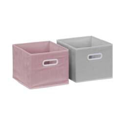 sweeek Children's storage unit with 4 velvet baskets in Pink - thumbnail 7