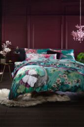 House of Norris Flight of the Heron Duvet Set, Digitally Printed Cotton - Size: Super King - thumbnail 2