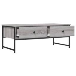 Berkfield Home Coffee Table Grey Sonoma 101x49x39.5 cm Engineered Wood - thumbnail 5