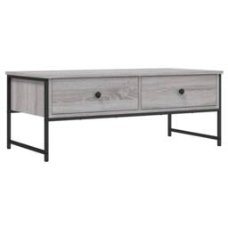 Berkfield Home Coffee Table Grey Sonoma 101x49x39.5 cm Engineered Wood - thumbnail 1