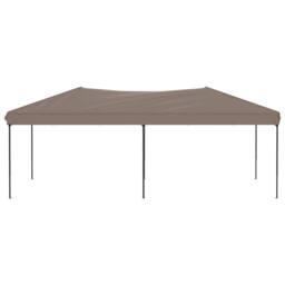 Berkfield Home Sturdy Folding Party Tent Taupe 3x6 m - thumbnail 1