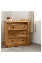 Seconique Corona 3 Drawer Chest in Natural - thumbnail 1