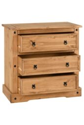 Seconique Corona 3 Drawer Chest in Natural - thumbnail 3