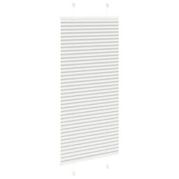 Berkfield Home Pleated Blind Light Grey 65x150 cm Fabric Width 64.4 cm Polyester - thumbnail 4
