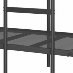 Berkfield Home Bunk Bed without Mattress Black 100x200 cm Steel - thumbnail 9