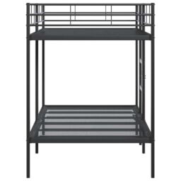 Berkfield Home Bunk Bed without Mattress Black 100x200 cm Steel - thumbnail 6