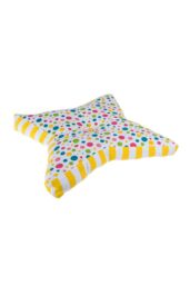 Homescapes Multi Polka Dots Star Floor Cushion - thumbnail 3