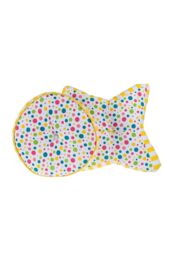 Homescapes Multi Polka Dots Star Floor Cushion - thumbnail 4