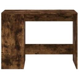 Berkfield Home Desk Smoked Oak 102x50x75 cm Engineered Wood in Brown - Size: 102 x 50 x 75 cm - thumbnail 4