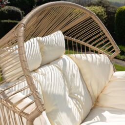 Artemis Home Cocona 2 Seat Standing Egg Chair in Cream - thumbnail 7