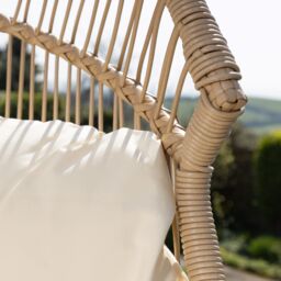 Artemis Home Cocona 2 Seat Standing Egg Chair in Cream - thumbnail 2