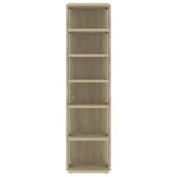 Berkfield Home Shoe Cabinets 2 pcs Sonoma Oak 25x27x102 cm in Light Brown - Size: 25 x 27 x 102 cm - thumbnail 5