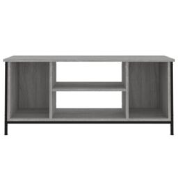 Berkfield Home TV Cabinet Grey Sonoma 102x35x45 cm Engineered Wood - Size: 102 x 35 x 45 cm - thumbnail 5