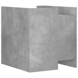 Berkfield Home Bedside Cabinet Concrete Grey 45x50x50 cm Engineered Wood - Size: 45 x 50 x 50 cm - thumbnail 6