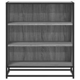 Berkfield Home Sideboard Grey Sonoma 68x35x76 cm Engineered Wood & Metal - Size: 68 x 35 x 76 cm - thumbnail 4
