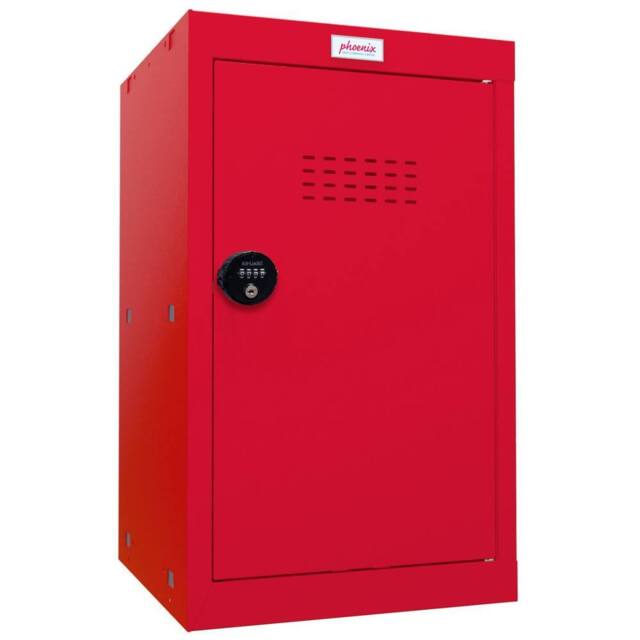 Phoenix Safe Company Red Cube Locker with Combination Lock, CL0644RRC, 87L - Size: 600mm - image 1