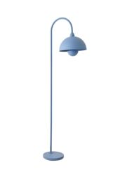 ValueLights Tilly Pastel Arched Dome Shade Metal Table Lamp in Blue - thumbnail 6