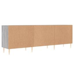 Berkfield Home TV Cabinet Grey Sonoma 150x30x50 cm Engineered Wood - Size: 150 x 30 x 50 cm - thumbnail 8
