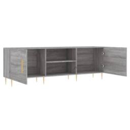 Berkfield Home TV Cabinet Grey Sonoma 150x30x50 cm Engineered Wood - Size: 150 x 30 x 50 cm - thumbnail 6