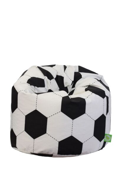 Bean Lazy Cotton Football Bean Bag Large Size in White - image 1