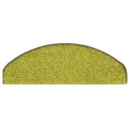 Berkfield Home Carpet Stair Treads 15 pcs Green 65x21x4 cm - Size: Medium - thumbnail 6