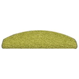 Berkfield Home Carpet Stair Treads 15 pcs Green 65x21x4 cm - Size: Medium - thumbnail 5