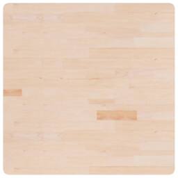 Berkfield Home Square Table Top 90x90x1.5 cm Untreated Solid Wood Oak in Light Brown - thumbnail 3