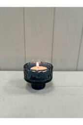 KDMD Blue Textured Candle Holder - thumbnail 3